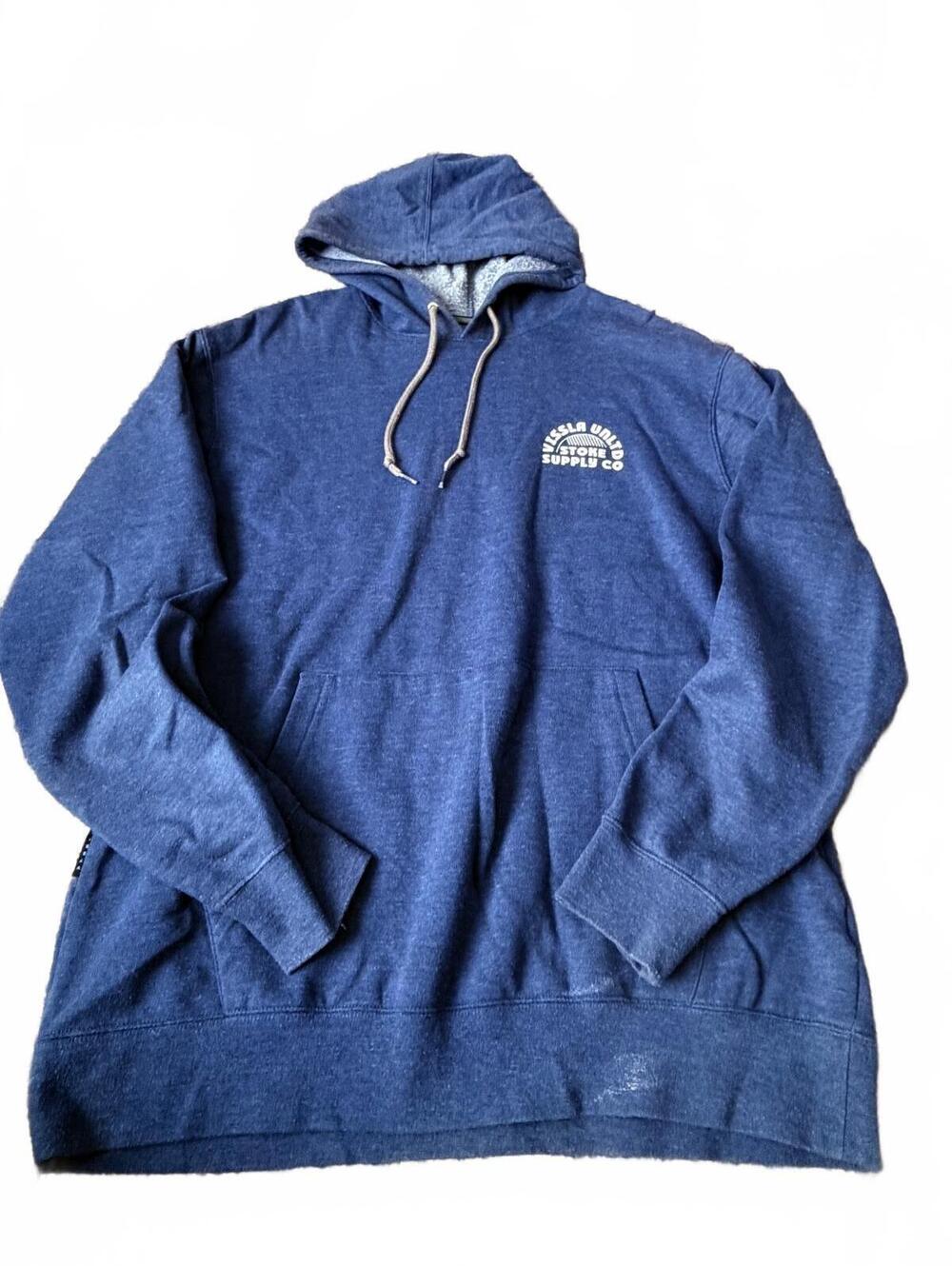 Vissla Stoke Supply Co Blue Pullover Hoodie XL
